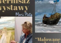 Miejska Biblioteka Publiczna zaprasza na wernisaż wystawy Marii Platy pt. ,,Malowane wyobraźnią’’ - zdjęcie główne