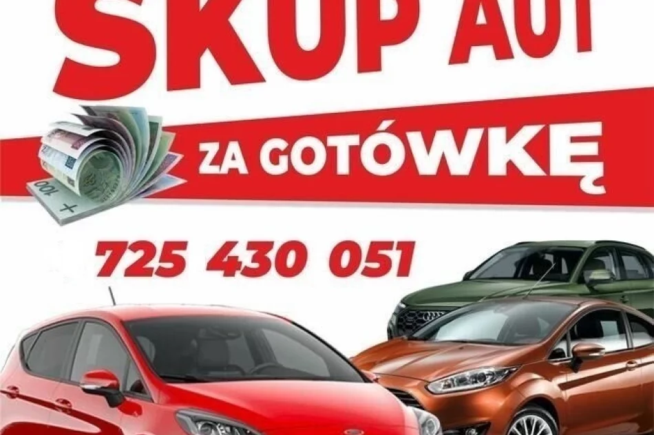 TEL -725-430-051 -SKUP AUT ZAPŁACIMY NAJWIĘCEJ GOTÓWKA Do 100.000 zł AUTO SKUP OSOBOWE TERENOWE DOSTAWCZE DOJAZD - zdjęcie 2