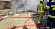 ​Pożar budynku gospodarczego - zdjęcie 2