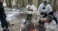 Zimowe manewry rekonstruktorów (ZDJĘCIA) - zdjęcie 2