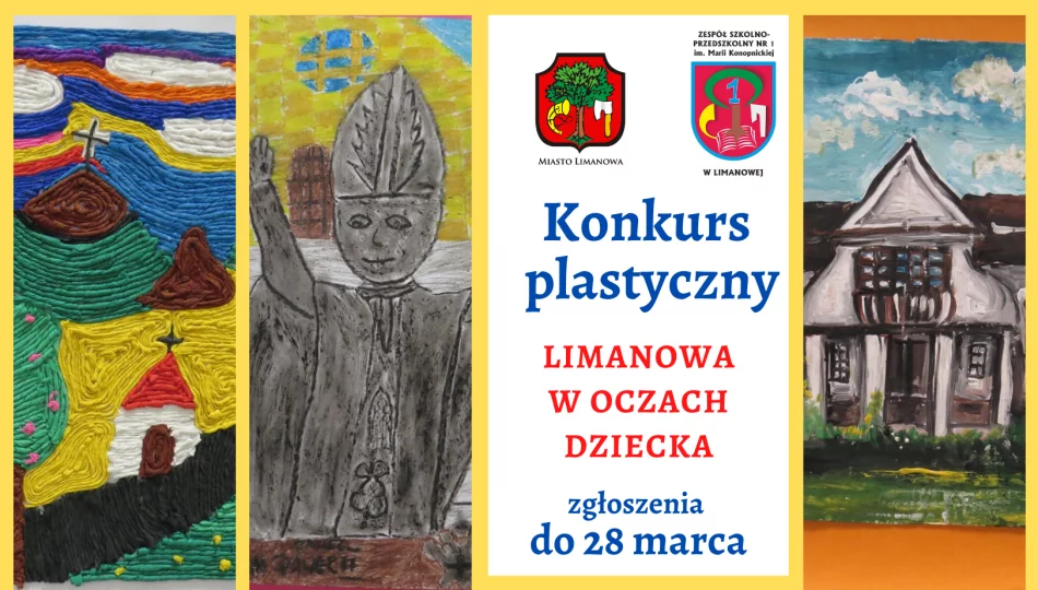 Międzyszkolny Konkurs Plastyczny „Limanowa w oczach dziecka” – zgłoszenia do 28 marca - zdjęcie 1