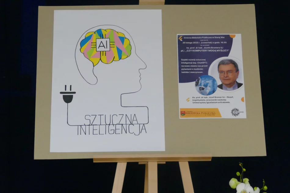 ,,Czy komputery mogą myśleć?" - Relacja ze spotkania z Ks. prof. dr hab. Józefem Bremerem SJ - zdjęcie 4