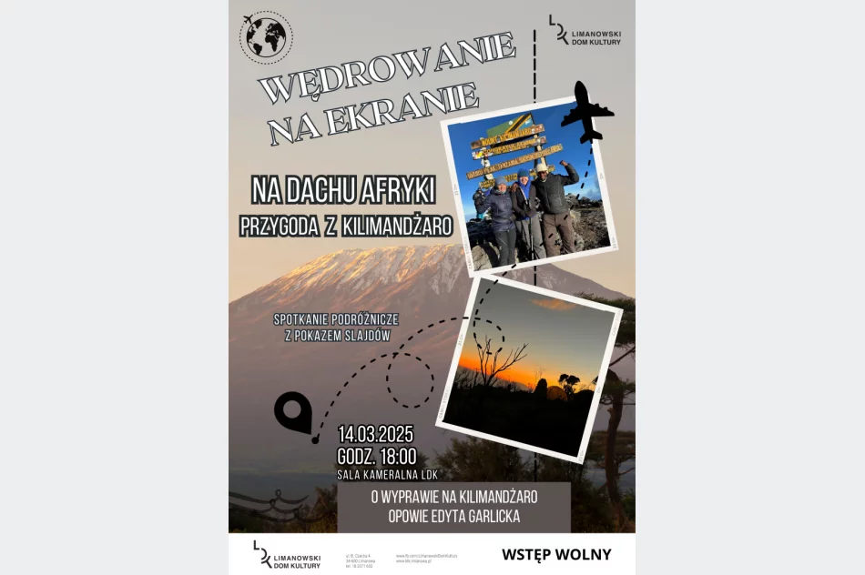 14 marca przeżyjemy przygodę z Kilimandżaro w cyklu "Wędrowanie na ekranie" - zdjęcie 2