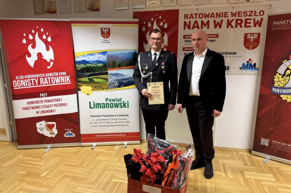 II miejsce dla OSP Limanowa w konkursie „Ratowanie weszło nam w krew” - zdjęcie 3