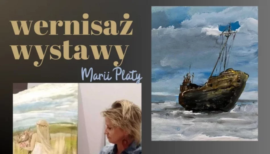 „Malowane wyobraźnią”. Wernisaż wystawy Marii Platy  - zdjęcie 1