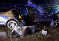 Nietrzeźwy 23-latek bez uprawnień wjechał w barierę - zdjęcie główne