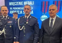 Policjant z Mszany Dolnej odznaczony za uratowanie kobiety z pożaru - zdjęcie główne