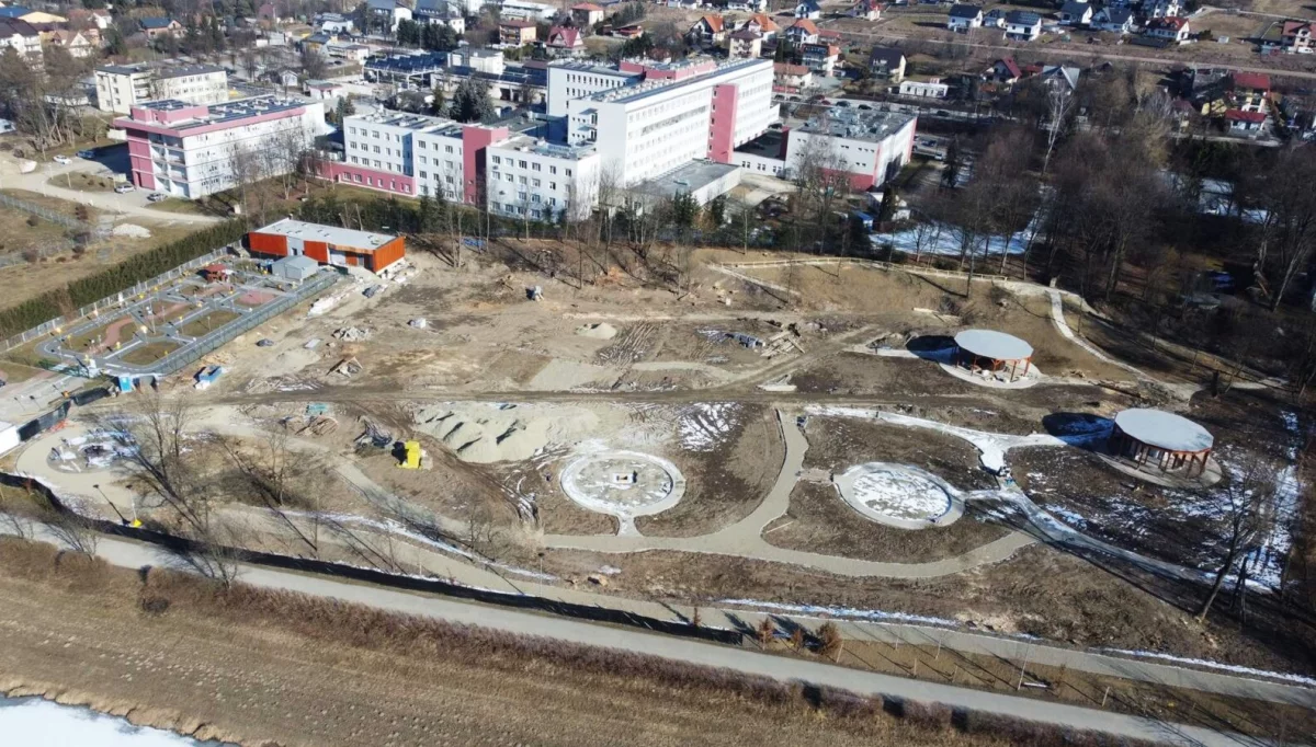 Budowa kompleksu sportowo-rekreacyjnego/fot.: UM Limanowa