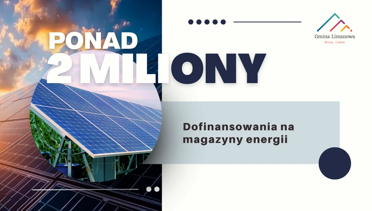 Ponad 2 miliony dofinansowania na magazyny energii
