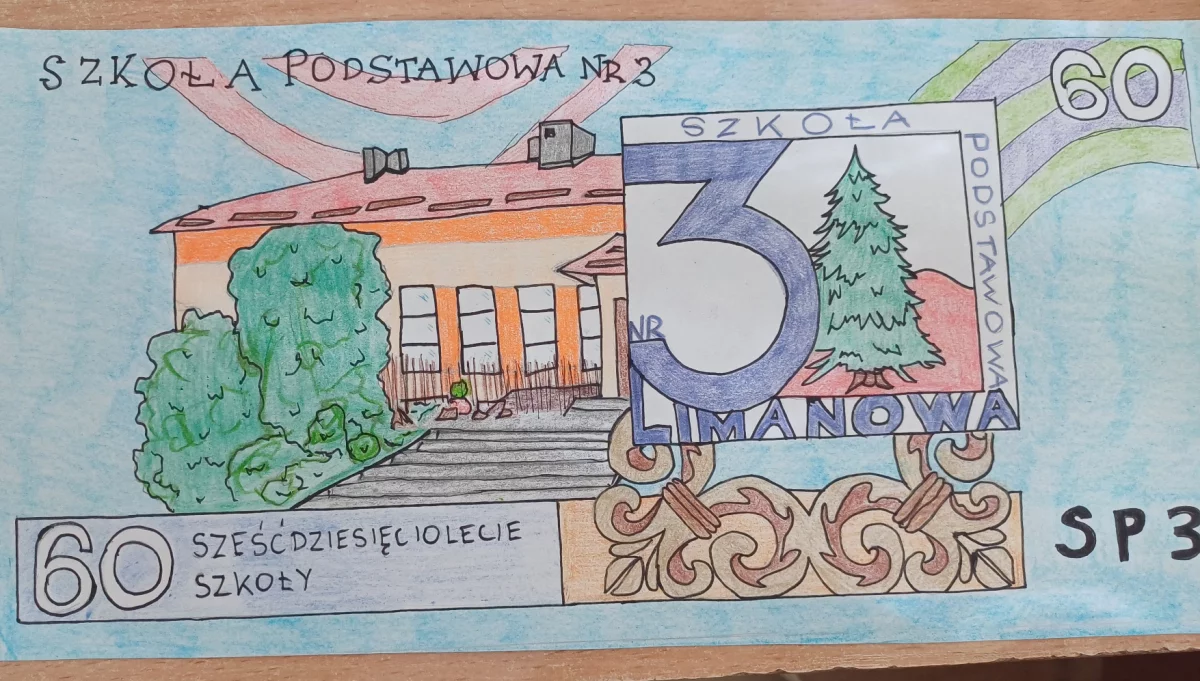 Podsumowanie konkursu “Okolicznościowy banknot 60-cio złotowy” w SP nr 3