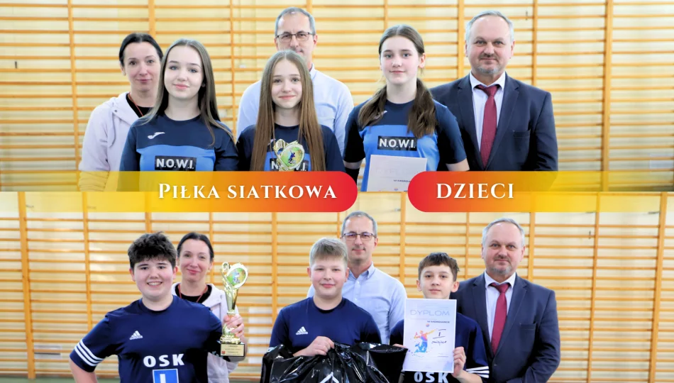 Mordarka Mistrzami Gminy Limanowa w Piłce Siatkowej Dzieci - zdjęcie 1