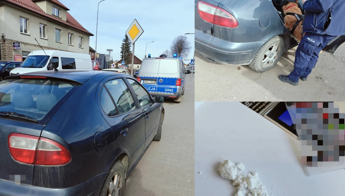 Zatrzymanie kierowcy w Limanowej/fot.: Policja Limanowa