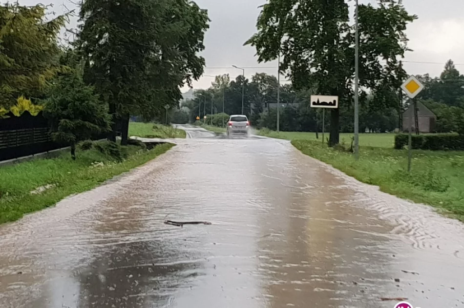 Opady deszczu i podtopienia - 18 lipca 2018 r. - zdjęcie 2