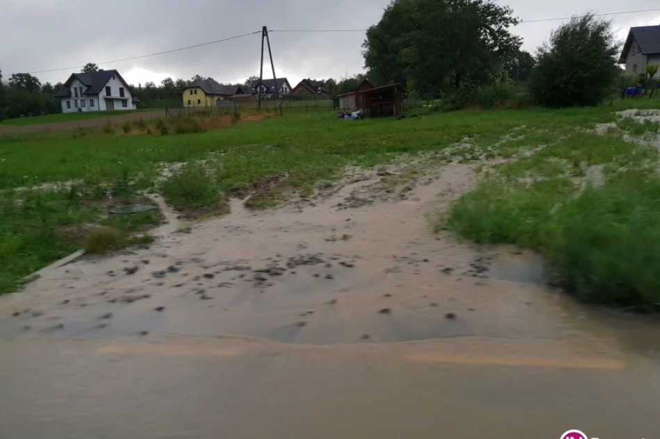 Opady deszczu i podtopienia - 18 lipca 2018 r. - zdjęcie 4