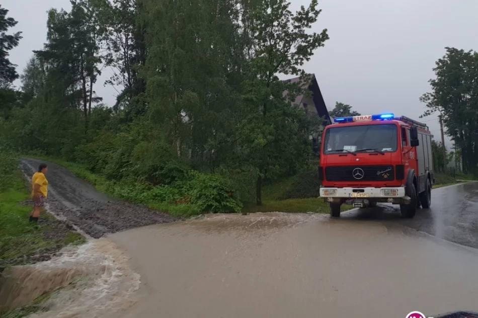 Opady deszczu i podtopienia - 18 lipca 2018 r. - zdjęcie 6