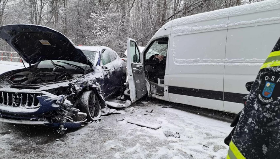 ​Załamanie pogody - sześć kolizji w powiecie - zdjęcie 1