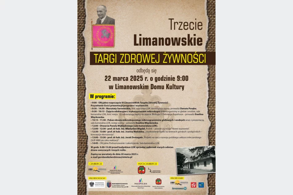 III Limanowskie Targi Zdrowej Żywności – edukacja, zdrowie i tradycja - zdjęcie 2