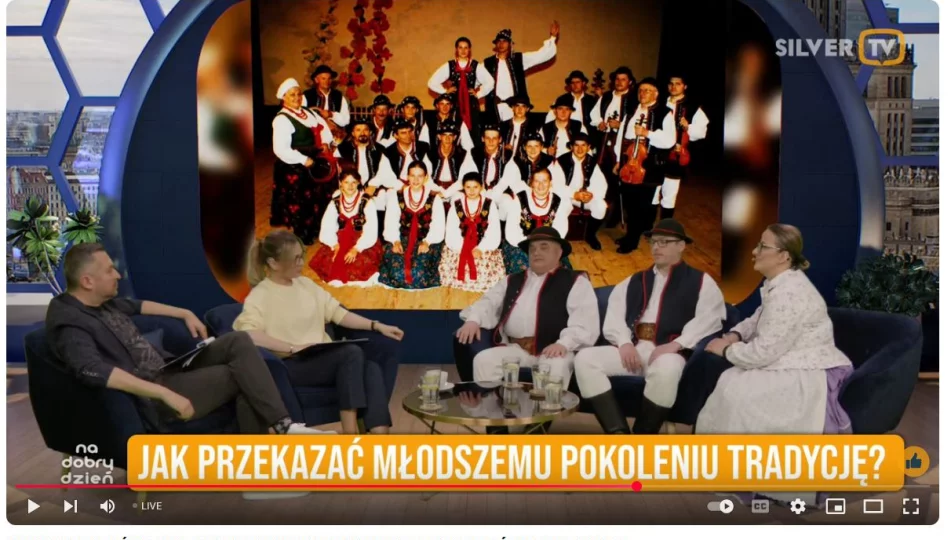  Zespół Regionalny „Limanowianie” gościem porannego programu Telewizji Silver - zdjęcie 1