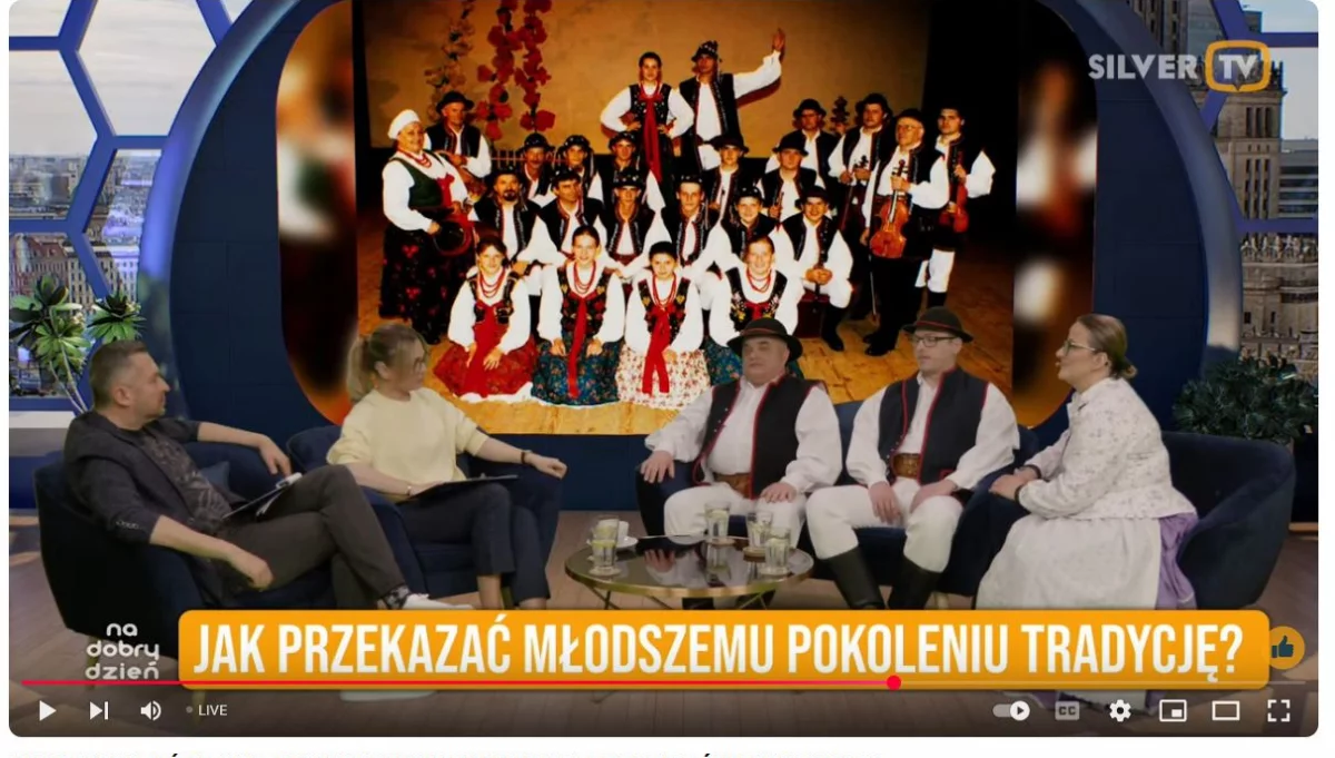  Zespół Regionalny „Limanowianie” gościem porannego programu Telewizji Silver