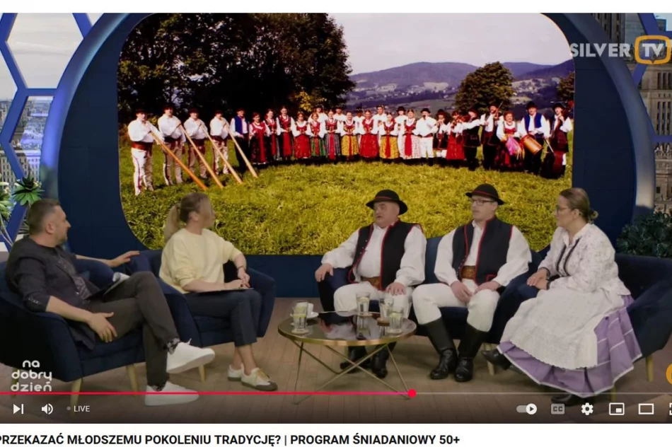  Zespół Regionalny „Limanowianie” gościem porannego programu Telewizji Silver - zdjęcie 6