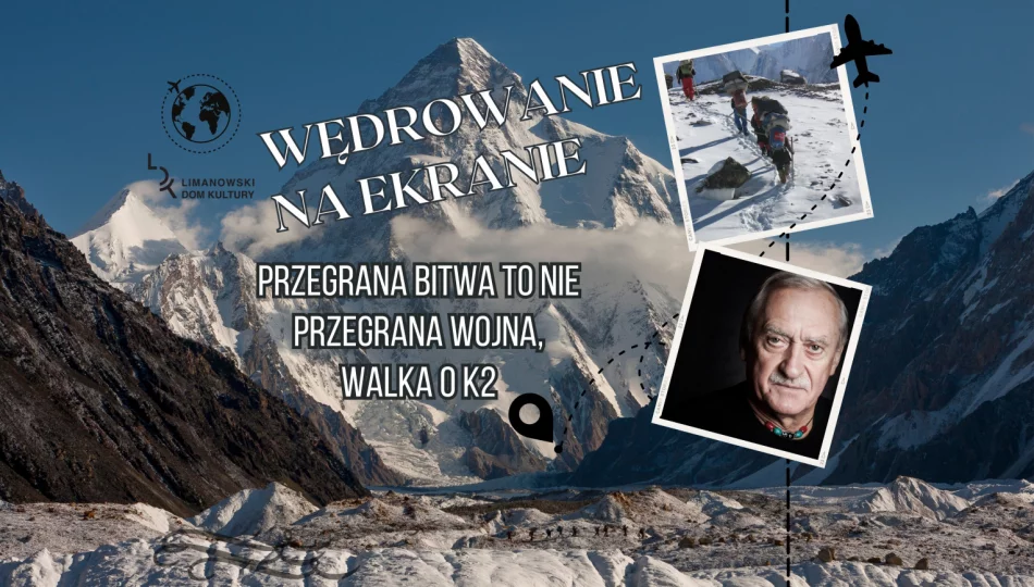 4 kwietnia Krzysztof Wielicki zabierze nas na K2 w cyklu "Wędrowanie na ekranie" - zdjęcie 1