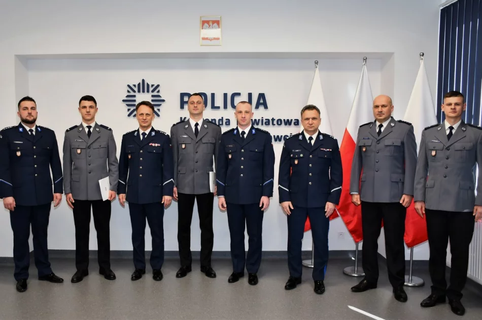 ​Nowi sierżanci w limanowskiej policji - zdjęcie 6