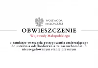 Obwieszczenie Wojewody Małopolskiego - 19.03 - zdjęcie główne