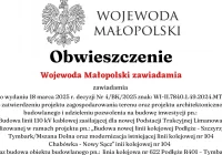 Obwieszczenie Wojewody Małopolskiego z dnia 18 marca 2025 r. - zdjęcie główne