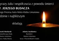 Kondolencje z powodu śmierci Jerzego Budacza - zdjęcie główne