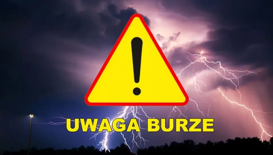 Ostrzeżenie meteorologiczne – burze - zdjęcie 1