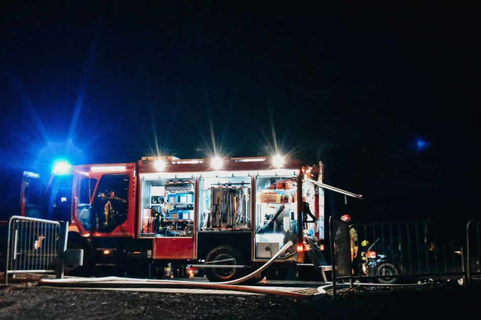 Pożar samochodu na DK28 - nikt nie został ranny - zdjęcie 5