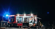 Pożar samochodu na DK28 - nikt nie został ranny - zdjęcie 5