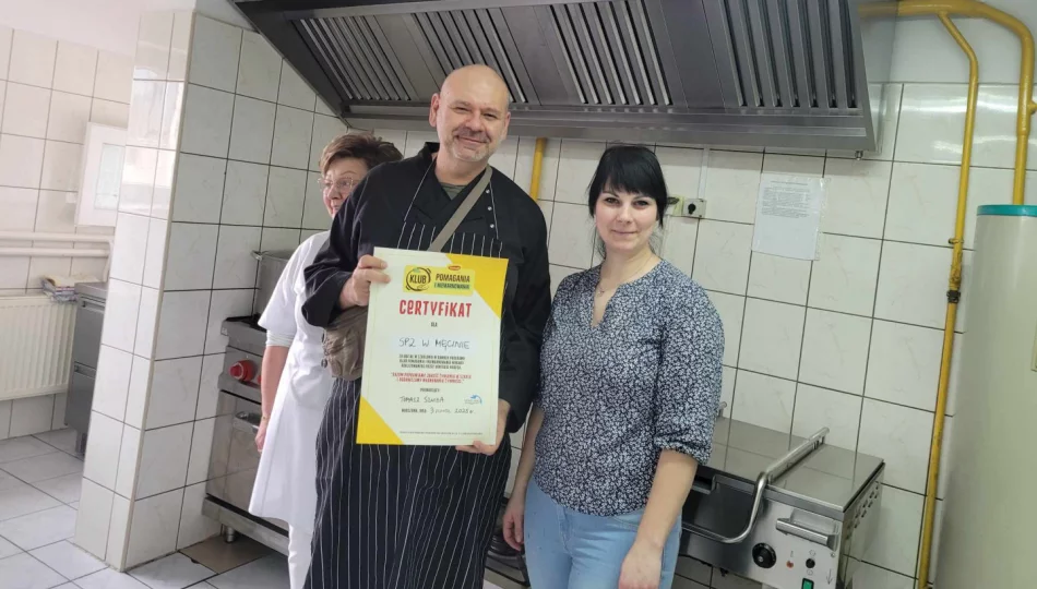 1 miejsce w 9 edycji Klub Pomagania i Niemarnowania WINIARY dla Szkoły Podstawowej nr 2 w Męcinie - zdjęcie 1