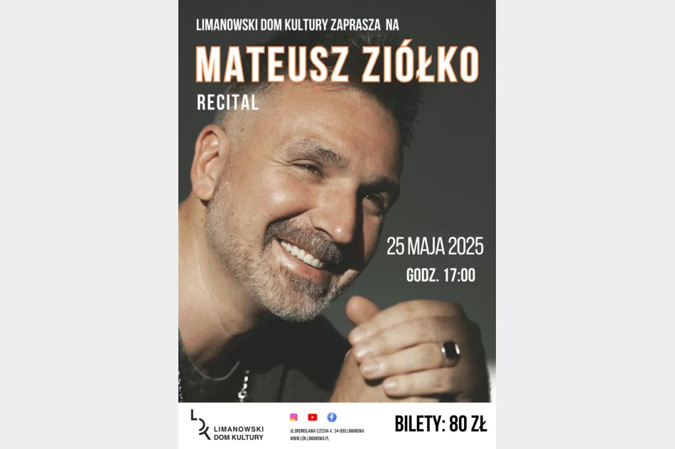 Mateusz Ziółko – Recital 25 Maja | Kup bilet już dziś! - zdjęcie 2