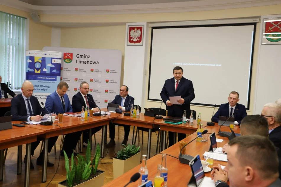 VI sesja Rady Gminy Limanowa IX kadencji - zdjęcie 5
