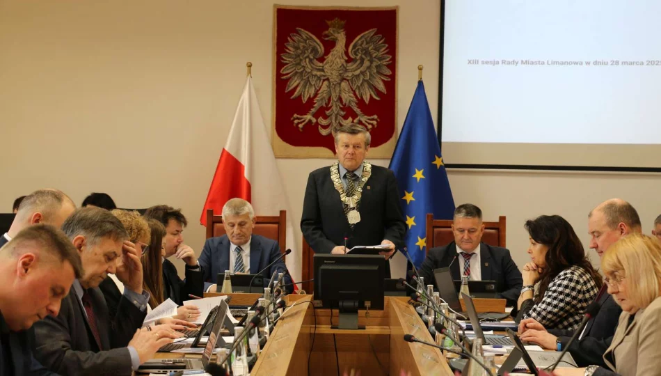 Informacja o XIII Sesji Rady Miasta Limanowa - zdjęcie 1