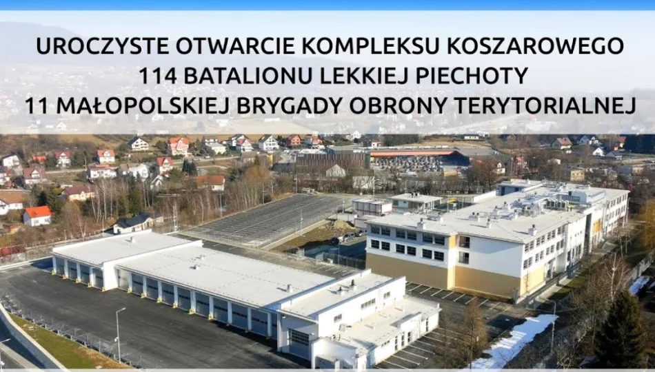 Uroczyste otwarcie bazy wojskowej WOT w Limanowej – transmisja na żywo 29 marca godz. 10:00 - zdjęcie 1