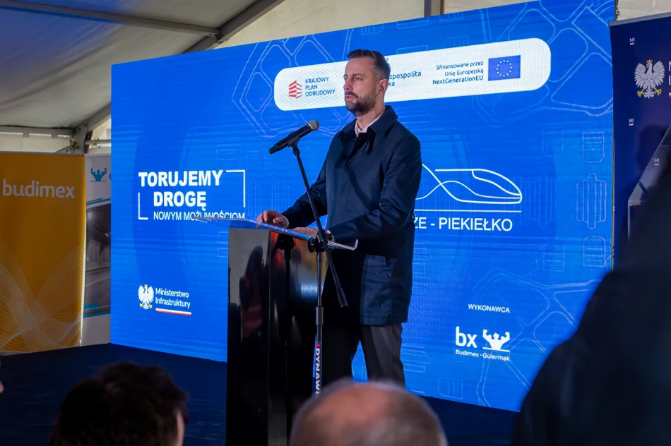 Podłęże-Piekiełko: rozpoczęcie drążenia tunelu pod Pisarzową - zdjęcie 14