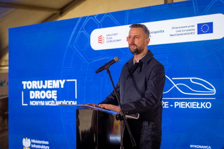 Podłęże-Piekiełko: rozpoczęcie drążenia tunelu pod Pisarzową - zdjęcie 15