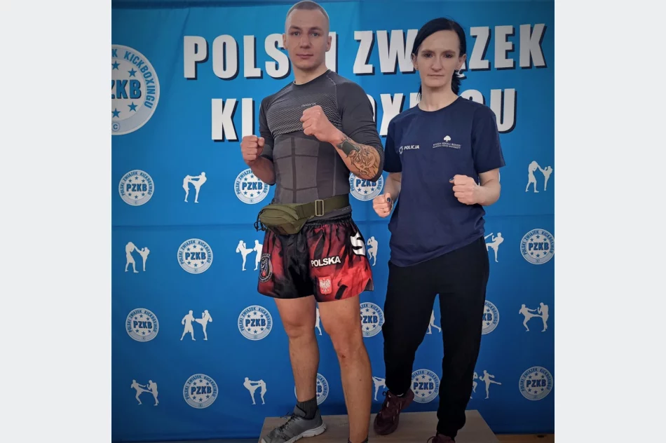 Policjanci z medalami pucharu służb mundurowych  - zdjęcie 4