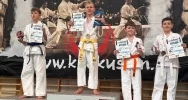 17 medali dla zawodników Limanowskiego Klubu Kyokushin Karate na mini Challenger 2025 w Chrząstowicach - zdjęcie 2