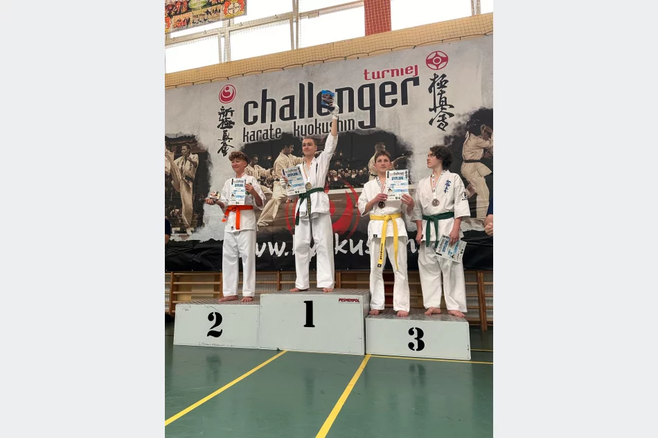 17 medali dla zawodników Limanowskiego Klubu Kyokushin Karate na mini Challenger 2025 w Chrząstowicach - zdjęcie 6