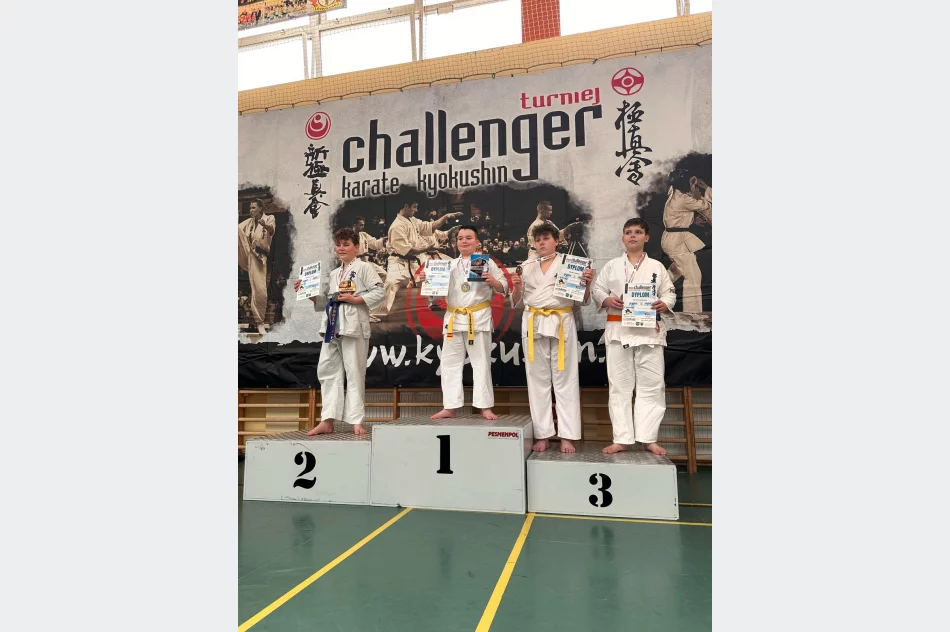 17 medali dla zawodników Limanowskiego Klubu Kyokushin Karate na mini Challenger 2025 w Chrząstowicach - zdjęcie 10