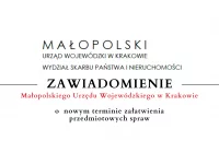 Zawiadomienie Małopolskiego Urzędu Wojewódzkiego w Krakowie - zdjęcie główne