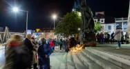 "Barka" zabrzmiała na rynku. Limanowianie uczcili 20. rocznicę śmierci Jana Pawła II (ZDJĘCIA, WIDEO) - zdjęcie 3
