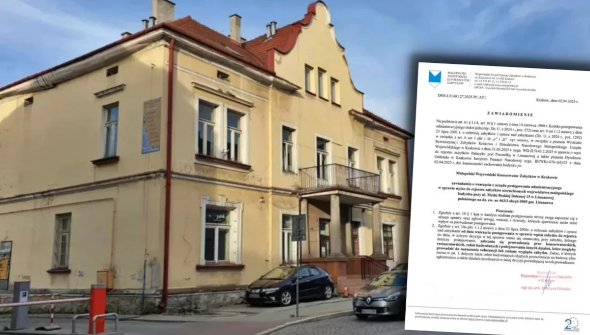 Z urzędu ruszyło postępowanie ws. wpisu do rejestru zabytków