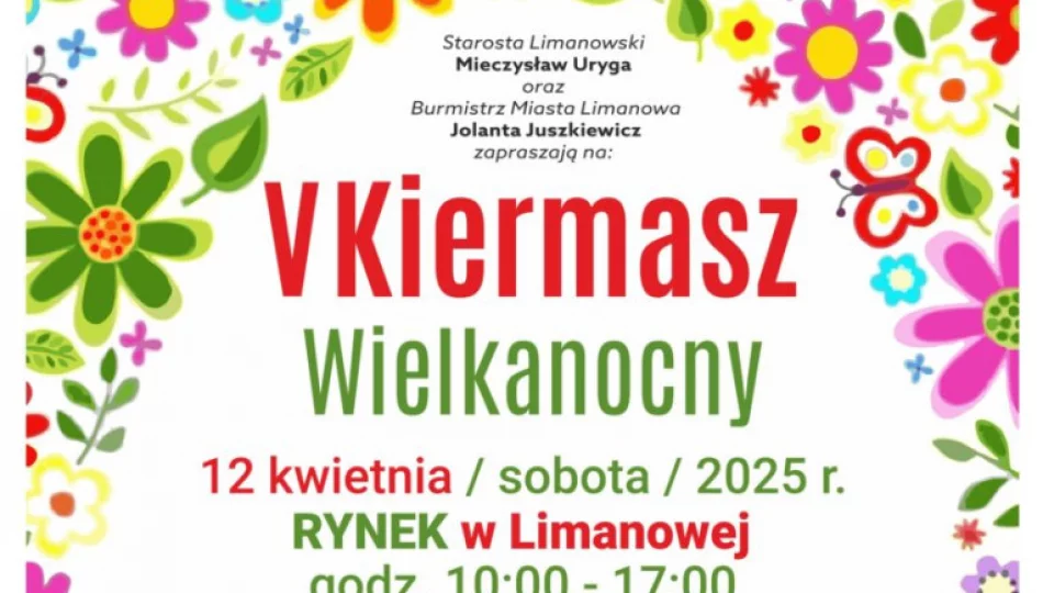 12 kwietnia na limanowskim Rynku – V Kiermasz Wielkanocny! - zdjęcie 1