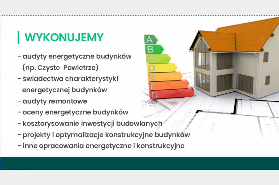 Świadectwo charakterystyki energetycznej budynku/lokalu/mieszkania - zdjęcie 1