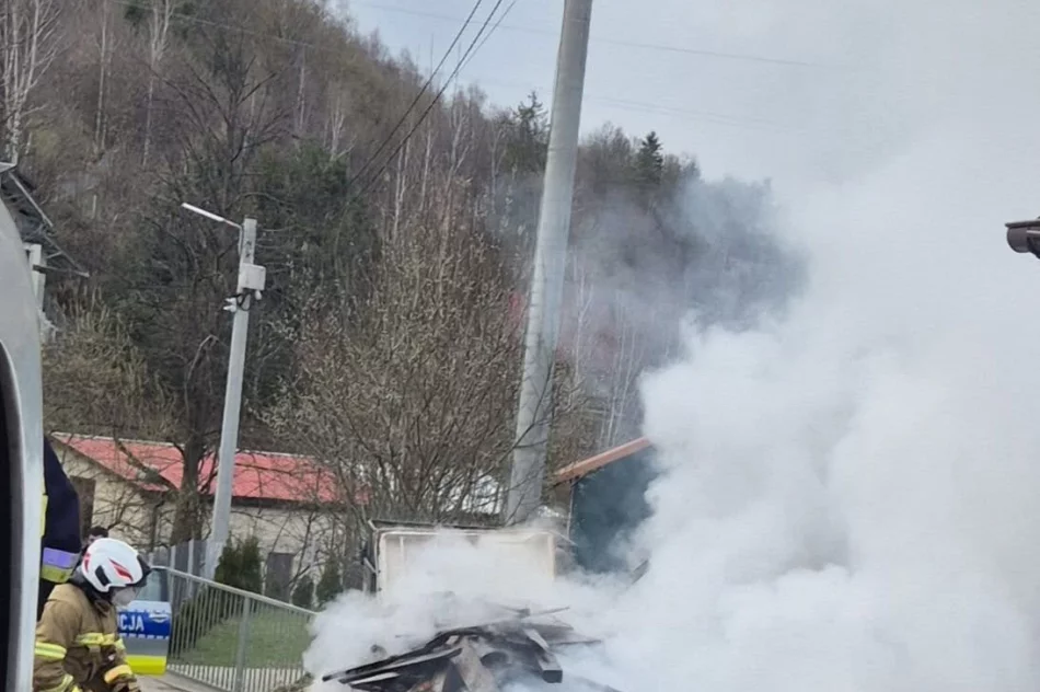 Na osiedlu romskim płonęły elektrośmieci - zdjęcie 3