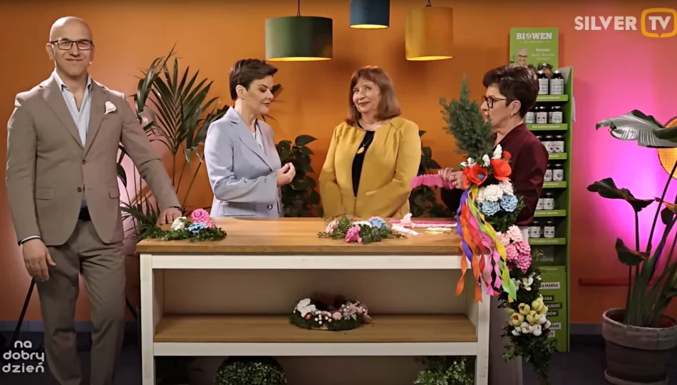 Burmistrz Jolanta Juszkiewicz w telewizji dla seniorów - na żywo - zdjęcie 1